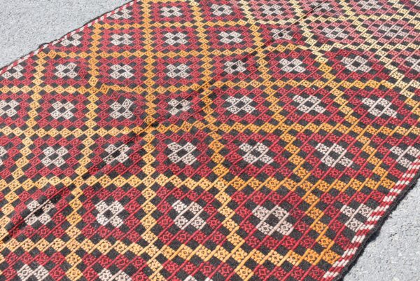 6 ft. x 11 ft. Vintage Kilim Rug TR59772 Image 5