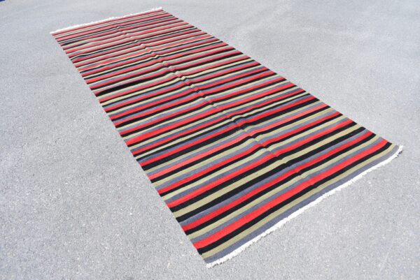 4.7 ft. x 11.6 ft. Vintage Kilim Rug TR59792 Image 3
