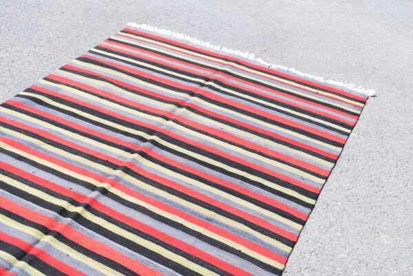 4.7 ft. x 11.6 ft. Vintage Kilim Rug TR59792 Image 4