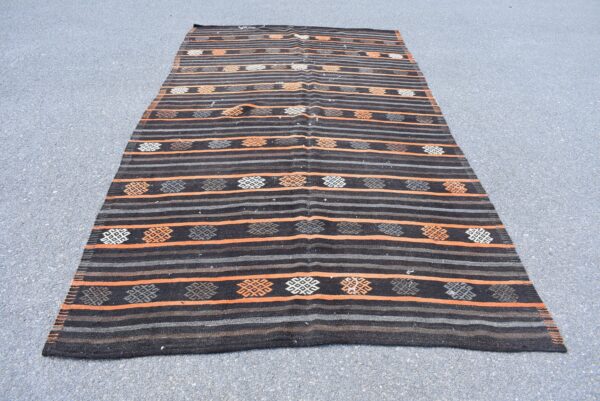 5.9 ft. x 10.9 ft. Vintage Kilim Rug TR59802 Image 2