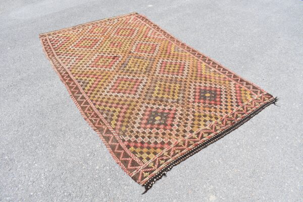4.9 ft. x 8.3 ft. Vintage Kilim Rug TR59822 Image 3