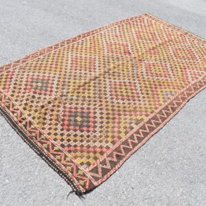 4.9 ft. x 8.3 ft. Vintage Kilim Rug TR59822 Image 1
