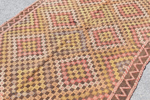 4.9 ft. x 8.3 ft. Vintage Kilim Rug TR59822 Image 5