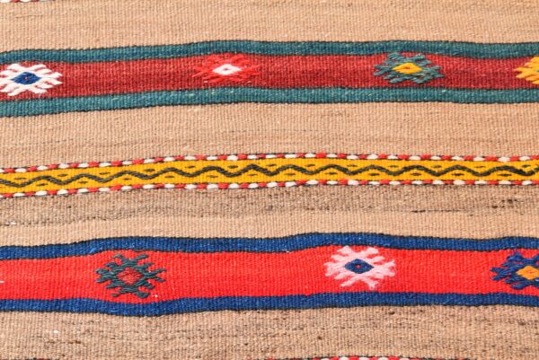 5.2 ft. x 9.4 ft. Vintage Kilim Rug TR59832 Image 6