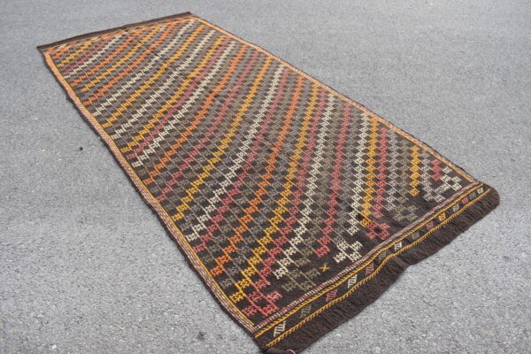 4.5 ft. x 10 ft. Vintage Kilim Rug TR59892 Image 3