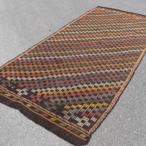 4.5 ft. x 10 ft. Vintage Kilim Rug TR59892 Image 1