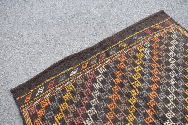 4.5 ft. x 10 ft. Vintage Kilim Rug TR59892 Image 6