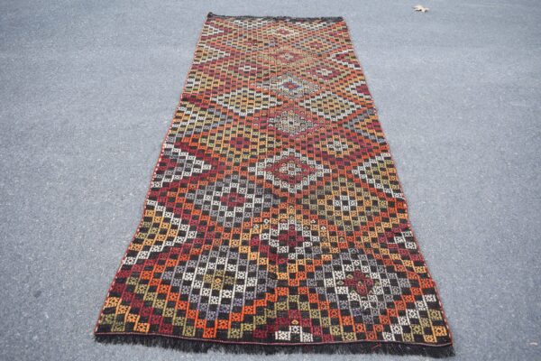3.8 ft. x 9.6 ft. Vintage Kilim Rug TR59922 Image 2
