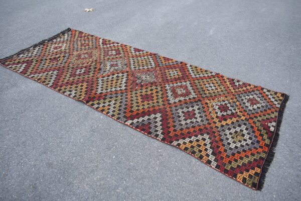 3.8 ft. x 9.6 ft. Vintage Kilim Rug TR59922 Image 4