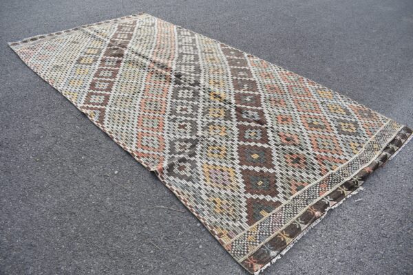 5.4 ft. x 10.5 ft. Vintage Kilim Rug TR59952 Image 3