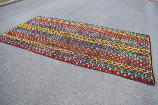 5.6 ft. x 10.8 ft. Vintage Kilim Rug TR59982 Image 4
