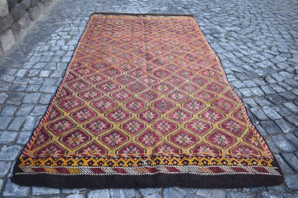 5.6 ft. x 10.8 ft. Vintage Kilim Rug TR60002 Image 2