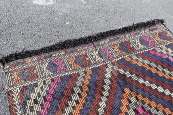 5.3 ft. x 10.8 ft. Vintage Kilim Rug TR60012 Image 6