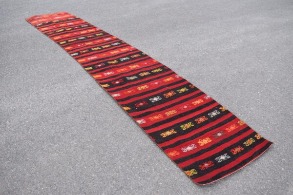 2.4 ft. x 12.7 ft. Vintage Kilim Rug TR60032 Image 3