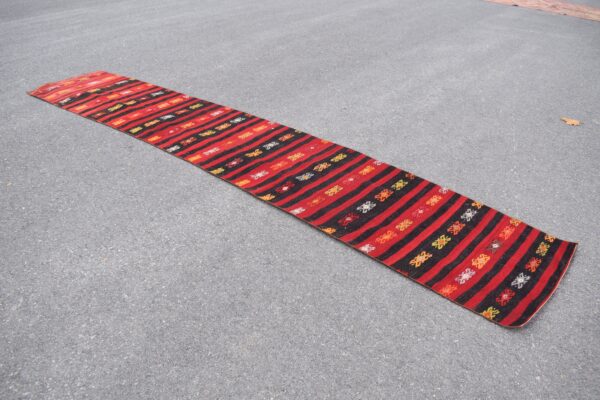 2.4 ft. x 12.7 ft. Vintage Kilim Rug TR60032 Image 4