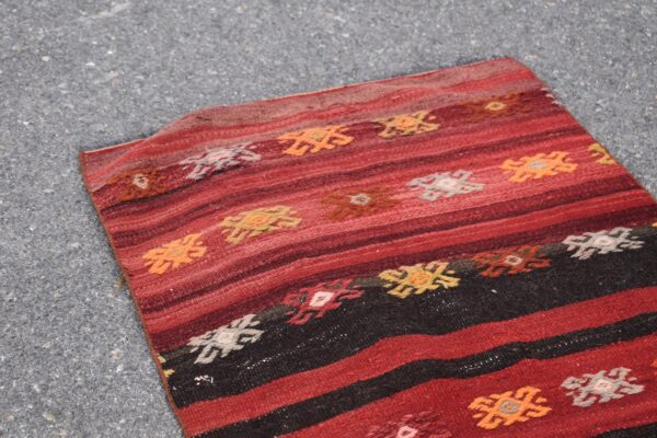 2.4 ft. x 12.7 ft. Vintage Kilim Rug TR60032 Image 6