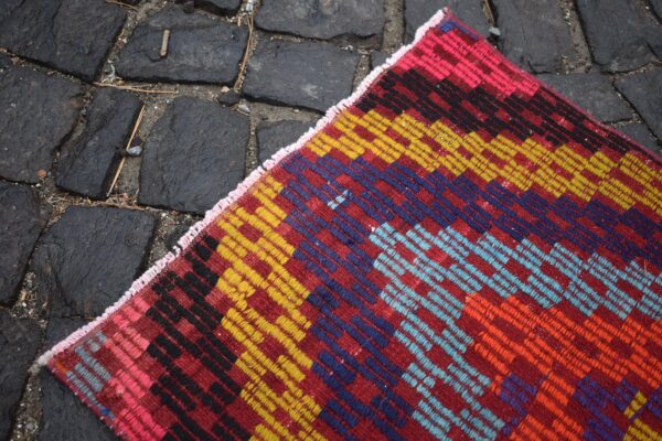2.1 ft. x 11 ft. Vintage Kilim Rug TR60042 Image 6