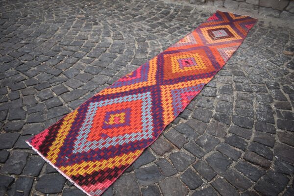 2.1 ft. x 11 ft. Vintage Kilim Rug TR60042 Image 1