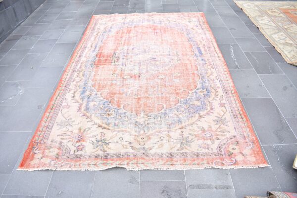 6.7 ft. x 9.8 ft. Vintage Turkish Rug TR99256 Image 2