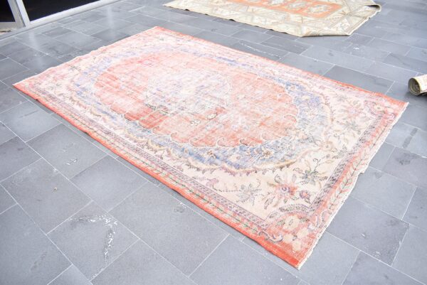 6.7 ft. x 9.8 ft. Vintage Turkish Rug TR99256 Image 3