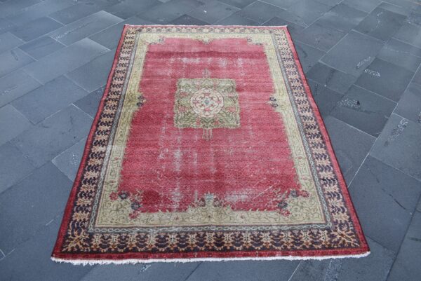 4.3 ft. x 6.4 ft. Vintage Turkish Rug TR99496 Image 2