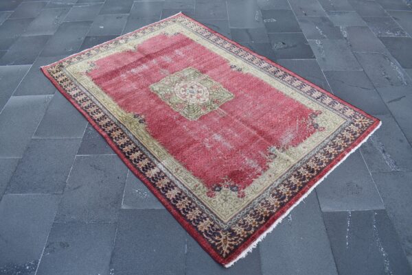 4.3 ft. x 6.4 ft. Vintage Turkish Rug TR99496 Image 3