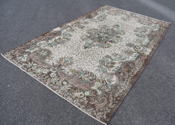 6.1 ft. x 10 ft. Vintage Turkish Rug TR99566 Image 1