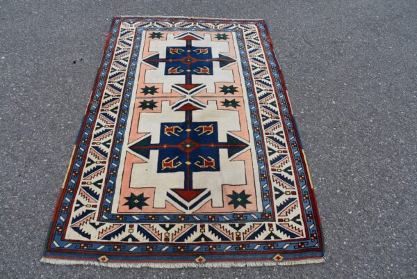 3.7 ft. x 6 ft. Vintage Turkish Rug TR99576 Image 2