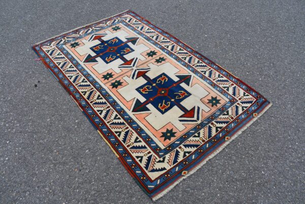 3.7 ft. x 6 ft. Vintage Turkish Rug TR99576 Image 3