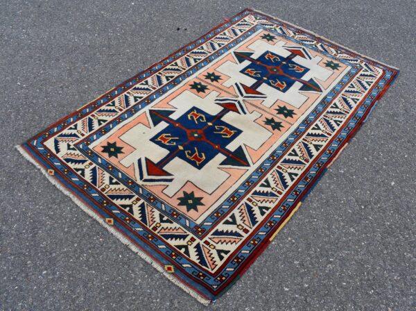 3.7 ft. x 6 ft. Vintage Turkish Rug TR99576 Image 1