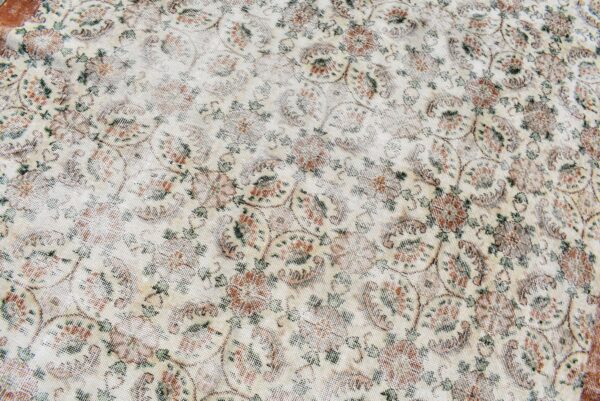 7 ft. x 10.4 ft. Vintage Turkish Rug TR99636 Image 4