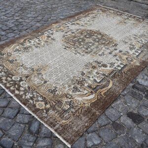 6 ft. x 9.5 ft. Vintage Turkish Rug TR99686 Image 1