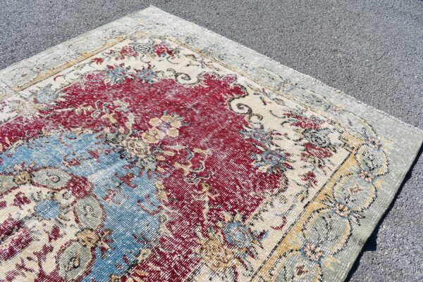6.4 ft. x 10.6 ft. Vintage Turkish Rug TR99706 Image 4