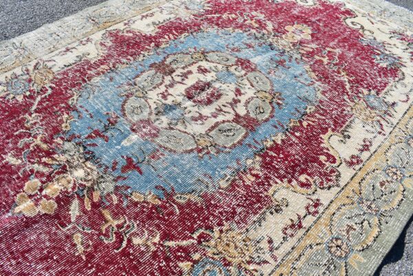 6.4 ft. x 10.6 ft. Vintage Turkish Rug TR99706 Image 5