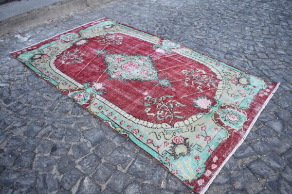4.7 ft. x 8.1 ft. Vintage Turkish Rug TR99986 Image 3