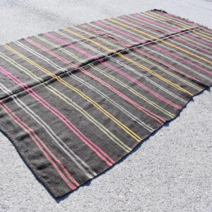 6.9 ft. x 12.8 ft. Vintage Kilim Rug TR60102 Image 1