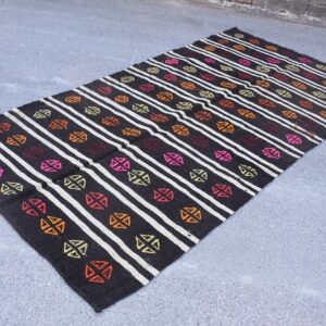 5.2 ft. x 10.6 ft. Vintage Kilim Rug TR60122 Image 1