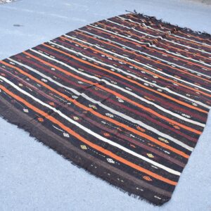 6.8 ft. x 11.1 ft. Vintage Kilim Rug TR60222 Image 1