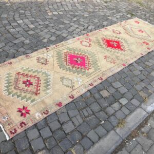 3.3 ft. x 12.1 ft. Vintage Turkish Rug TR20447 Image 1