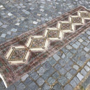 2.4 ft. x 9.3 ft. Vintage Turkish Rug TR20957 Image 1