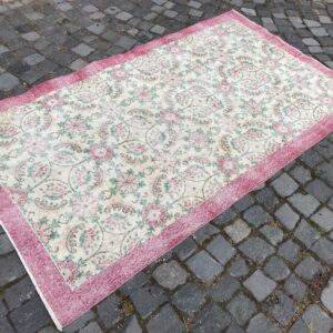 3.9 ft. x 6.8 ft. Vintage Turkish Rug TR21037 Image 1