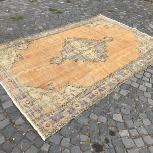 6.6 ft. x 9.7 ft. Vintage Turkish Rug TR21467 Image 1