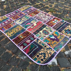 2.7 ft. x 3.7 ft. Vintage Patchwork Rug TR21864 Image 1