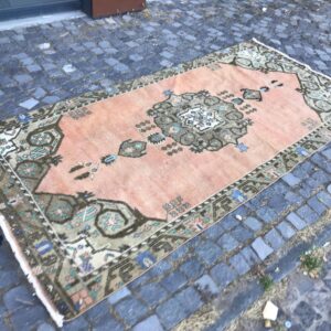 4.5 ft. x 9.8 ft. Vintage Turkish Rug TR21867 Image 1