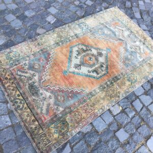 3.6 ft. x 5.9 ft. Vintage Turkish Rug TR21877 Image 1