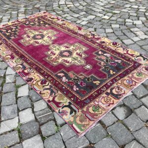 3.3 ft. x 6.3 ft. Vintage Turkish Rug TR22667 Image 1