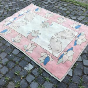 4 ft. x 5.6 ft. Vintage Turkish Rug TR23217 Image 1
