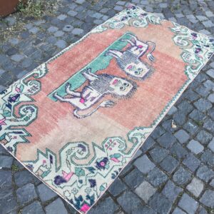 3.6 ft. x 6.6 ft. Vintage Turkish Rug TR23307 Image 1