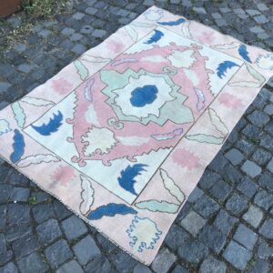 3.9 ft. x 5.9 ft. Vintage Turkish Rug TR23317 Image 1