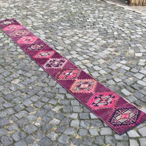 1.3 ft. x 12 ft. Vintage Turkish Rug TR23777 Image 1